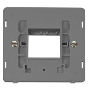 Click Definity 1 Gang Minigrid? Unfurnished Plate Insert 2 Apertures