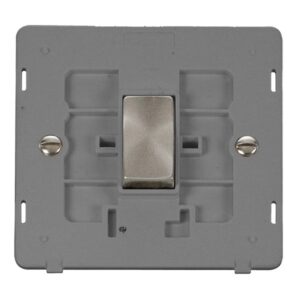 Click Definity 10Ax Ingot 1 Gang 2 Way Plate Switch Insert