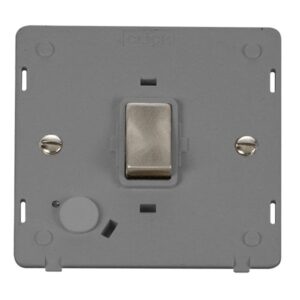 Click Definity 20A Ingot Double Pole Plate Switch With Optional Flex Outlet Insert