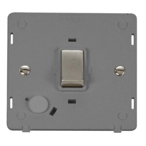 Click Definity 20A Ingot Double Pole Plate Switch With Optional Flex Outlet Insert