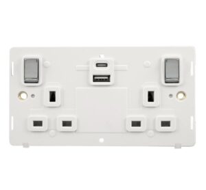 Click Definity 2G 13A Switch Skt 4.2A A&C Usb Insert Pwch