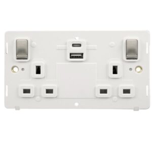 Click Definity 2G 13A Switch Skt 4.2A A&C Usb Insert Pwss