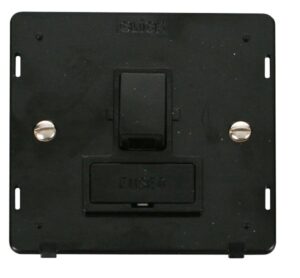 Click Definity 13A Fused Switched Connection Unit Insert Black