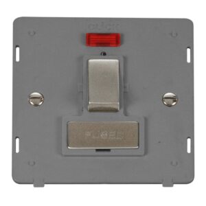 Click Definity 13A Ingot Double Pole Switched Fused Connection Unit With Neon Insert