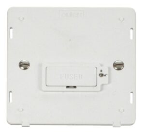 Click Definity 13A Fused Connection Unit (Lockable) Insert White