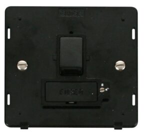 Click Definity 13A Fused Switched Connection Unit (Lockable) Insert Black