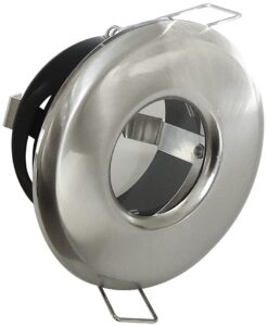 Eterna Brushed Nickel GU10 Mains Shower Light Converter