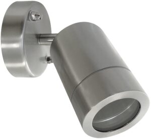 Eterna 35W Stainless Steel Single Directional Wall Light