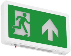 Eterna Compact EMERGENCY LED Exit Box With ISO 7010 Up Legend