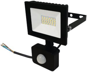 Eterna 10W IP44 Economy LED Floodlight With 120° PIR