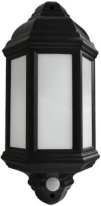 Eterna 7W LED Half Lantern With 120° PIR