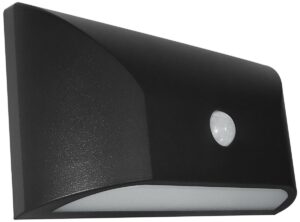 Eterna 6W Grey Plastic LED Wall Light With 160° PIR