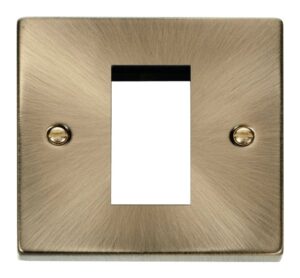 Click Deco Single Plate (Single Media Module Aperture)