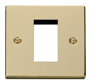 Click Deco Single Plate (Single Media Module Aperture)