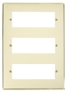 Click Deco 18 Minigrid Module Plate Brass