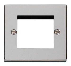Click Deco Single Plate (Twin Media Module Aperture)