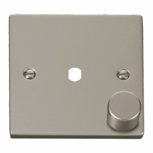 Click Deco Vppn 1 Gang Double Dimmer Plate & Knobs