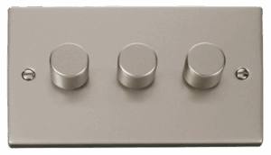 Click Deco 3 Gang 2 Way 400Va Dimmer Switch