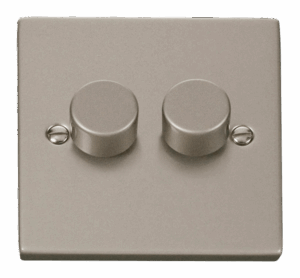 Click Deco Vppn 2Gang 2Way 0-100W Led Dimmer Switch