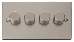 Click Deco Vppn 4Gang 2Way 75W Led Dimmer Switch