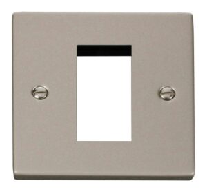 Click Deco Single Plate (Single Media Module Aperture)