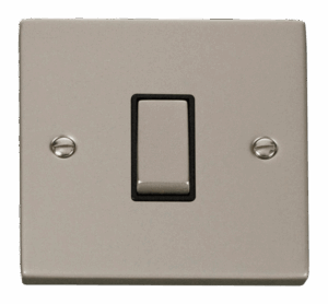 Click Deco 1 Gang Intermediate Ingot 10Ax Switch Black