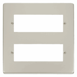 Click Deco 12 Minigrid Module Plate Pearl Nickel