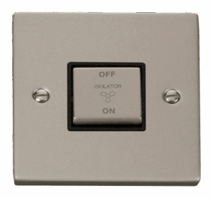 Click Deco 10A Ingot 3 Pole Fan Isolation Plate Switch