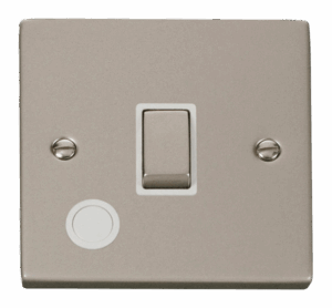 Click Deco 20A 1 Gang Dp Ingot Switch With Flex Outlet White