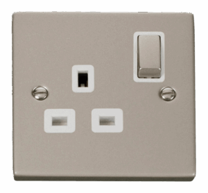 Click Deco 1 Gang 13A Dp Ingot Switched Socket Outlet White