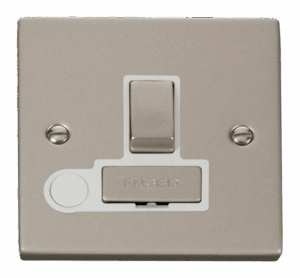 Click Deco 13A Fused Ingot Switched Connection Unit With Flex Outlet White