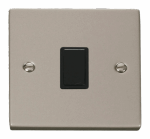 Click Deco 20A 1 Gang Dp Switch Black