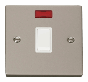 Click Deco 20A 1 Gang Dp Switch Neon White