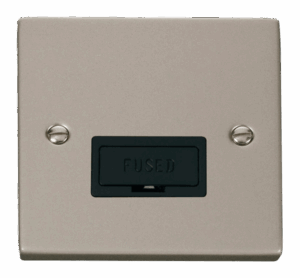 Click Deco 13A Fused Connection Unit Black