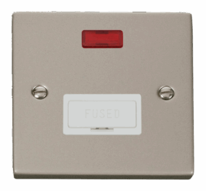 Click Deco 13A Fused Connection Unit With Neon White