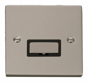 Click Deco 13A Fused Ingot Connection Unit Black