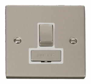 Click Deco 13A Fused Ingot Switched Connection Unit White