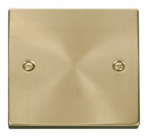 Click Deco 1 Gang Blank Plate