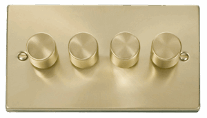 Click Deco Vpsb 4Gang 2Way 75W Led Dimmer Switch