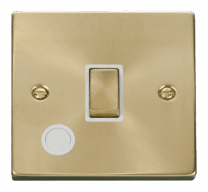 Click Deco 20A 1 Gang Dp Ingot Switch With Flex Outlet White