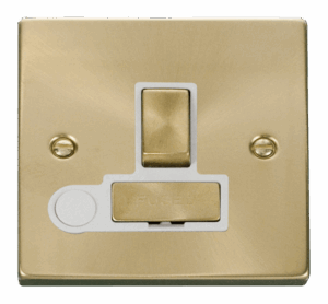 Click Deco 13A Fused Ingot Switched Connection Unit With Flex Outlet White