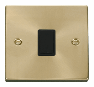 Click Deco 20A 1 Gang Dp Switch Black