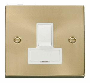 Click Deco 13A Fused Switched Connection Unit White