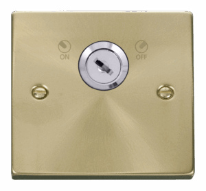 Click Deco 20A Double Pole Key Lockable Switch