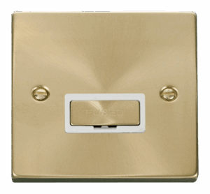 Click Deco 13A Fused Ingot Connection Unit White