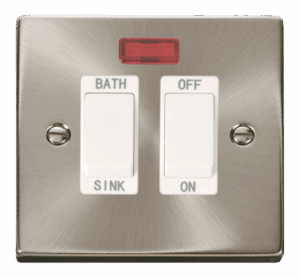 Click Deco 20A Dp Sink/Bath Switch White