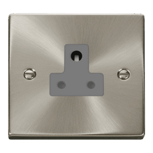 Click Deco 5A Round Pin Socket Outlet