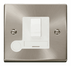 Click Deco 13A Fused Switched Connection Unit With Flex Outlet White