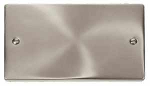 Click Deco 2 Gang Blank Plate