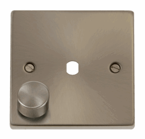 Click Deco 1 Gang Single Dimmer Plate & Knob